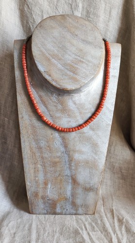 Collier corail ancien - ,