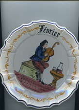 Assiettes murales mois - murales, l