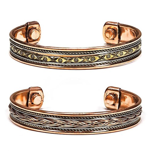 Bracelet magnétique cuivre - cuivre, 2