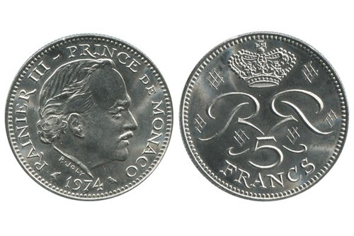 Francs rainier iii - francs, monaco