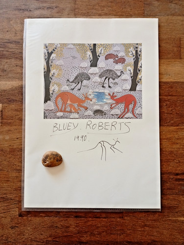 Art aborigene bluey - art, roberts"