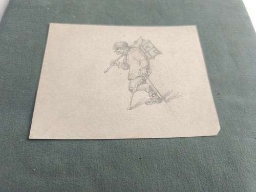 Ancien dessin crayon - ancien, crayon,