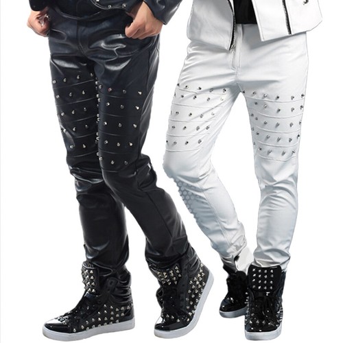 Hommes mouillé look simili - mouillé,