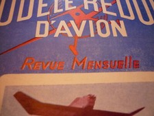 Le MODELE REDUIT d'AVION / an 1956       Planeur "POU du CIEL" Georges Jacquemin