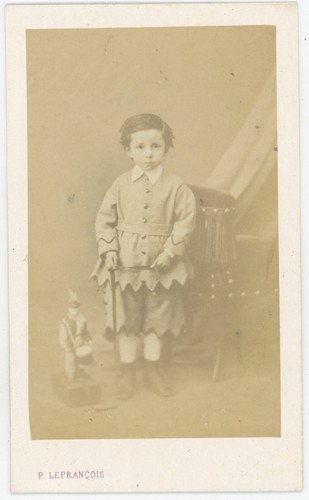 Cdv circa 1870 garçon - cdv,