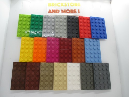 Lego plaque plate - plate, 6x4