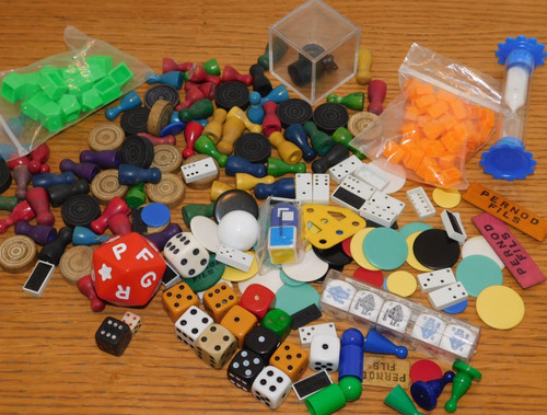 Vintage lot pièces pions - lot, jeu