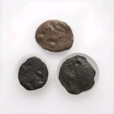 LOT DE MONNAIES GAULOISES ANTIQUE Bronze/Potin À IDENTIFIER B