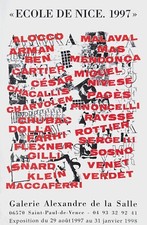 ARMAN - Poster Affiche exposition Ecole de Nice 1997 Nouveaux réalistes