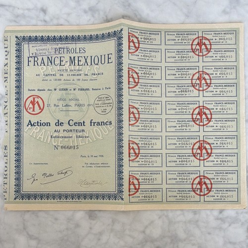 Pétroles france mexique - pétroles, france‑mexique