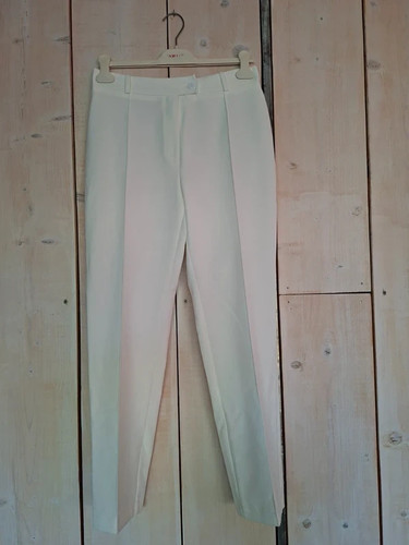 Pantalon tailleur blanc
