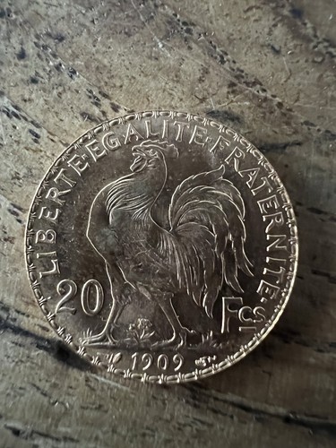 Pièce francs 1909 - pièce, 20