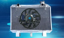 3 ROW ALUMINUM RADIATOR+fan