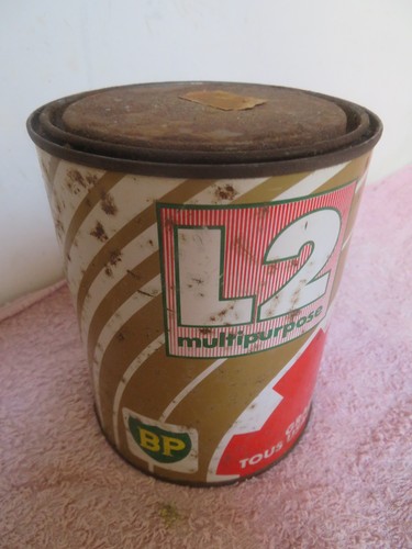 Ancien bidon pot boîte - boîte, à