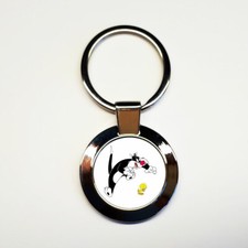 Porte-clés acier inoxydable