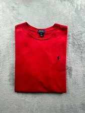 TS108. T-shirt Polo Ralph Lauren rouge – logo brodé – taille XL