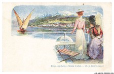 CAR-ABRP4-0389-74 - EVIANS-LES-BAINS - Source cachat - Publicité