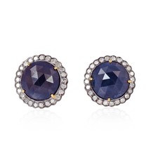 Boucles d'oreilles clous halo