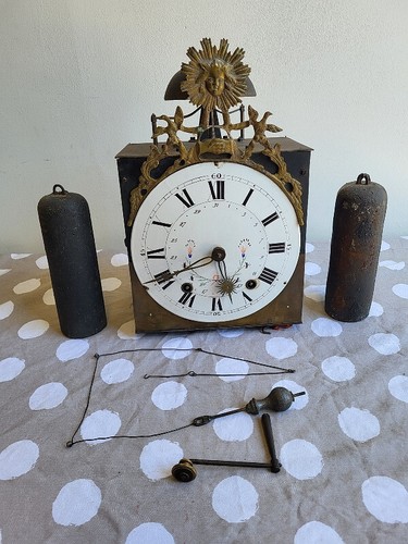 Mecanisme horloge comtoise - mecanisme, d'horloge