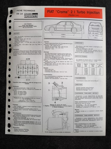 Fiche technique automobile - fiche,