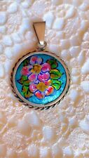 Ancien pendentif émaux de Limoges