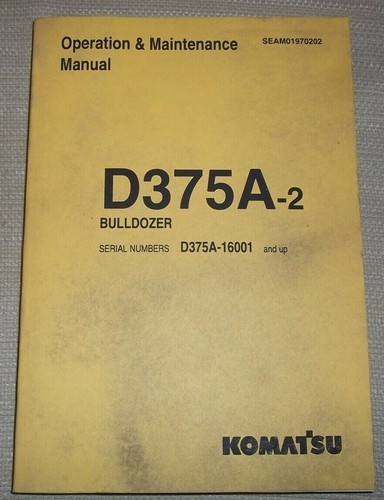 Komatsu d375a robot - d375a-2,