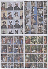 4 PLANCHES SCOLAIRES 24cmx32cm