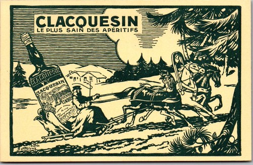 Publicite alcool clacquesin - alcool,