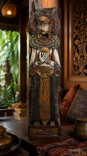 Ancien panneau sculpté - panneau,