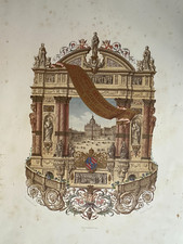 IMAGE RELIGIEUSE DU VATICAN  " CONCILE DE ROME PREMIER DU VATICAN 1869    "