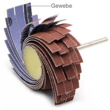 4x Schleiffächer K 240 Flap Roues 30-50 x 20mm pour Dremel Proxxon Frotteur