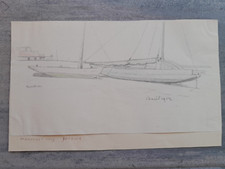 dessin ancien bateau marine
