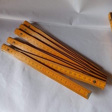 2x Mètres Bois Retro Vintage