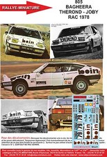 DECALS 1/18 REF 0805 MATRA