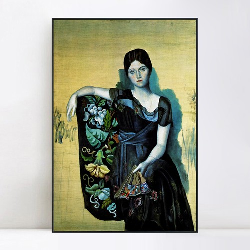 Framed canvas print - framed, art