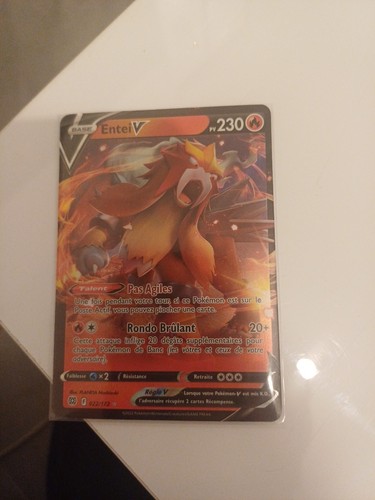 Carte pokémon entei 022 172 - carte, v