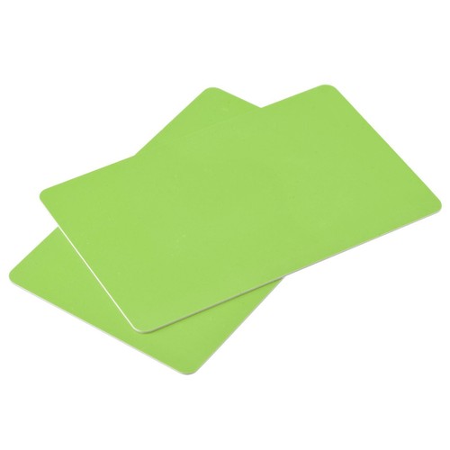 Blank pvc cartes vert - pvc,