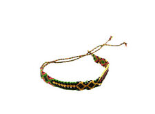 Bracelet brésilien en fil tressé - Rasta - jamaicain artisanat fait main  16