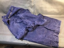 Ancienne salopette bleu de travail vintage Le Solide vêtement atelier 1950/60