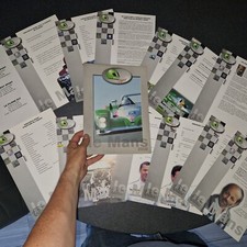 plaquette originale 1999-2000 : 24 heures du Mans PESCAROLO SPORT Peugeot