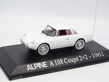 UH Presse 1/43 - Alpine Renault A108 Coupe 2+2 1961 Blanche