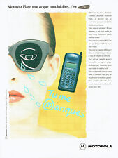 Publicité Advertising 068  1995   Motorola  mobile Flare