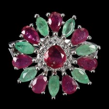 925 Bague en Argent Poire