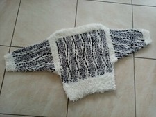 PULL  DE SOIREE MANCHE 3/4 POIL LONGS FILAMENTS DORES  T 38/40