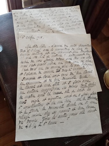 Lettre manuscrite octobre - manuscrite,