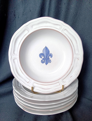 Assiettes creuses henriot - 6,