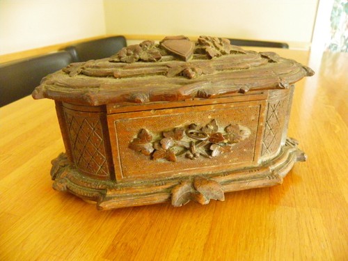 Coffret bijoux ancien clé - coffret,