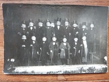 carte-photo groupe élèves théâtre Mauriac, Cantal, Diernat photographe