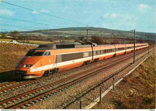 Carte postale trains - postale,