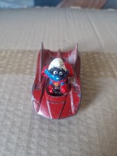 Superman VOITURE METAL ROUGE SCHTROUMPF N° 0006 I PUFFI 1983 PEYO BY ESCI ITALY